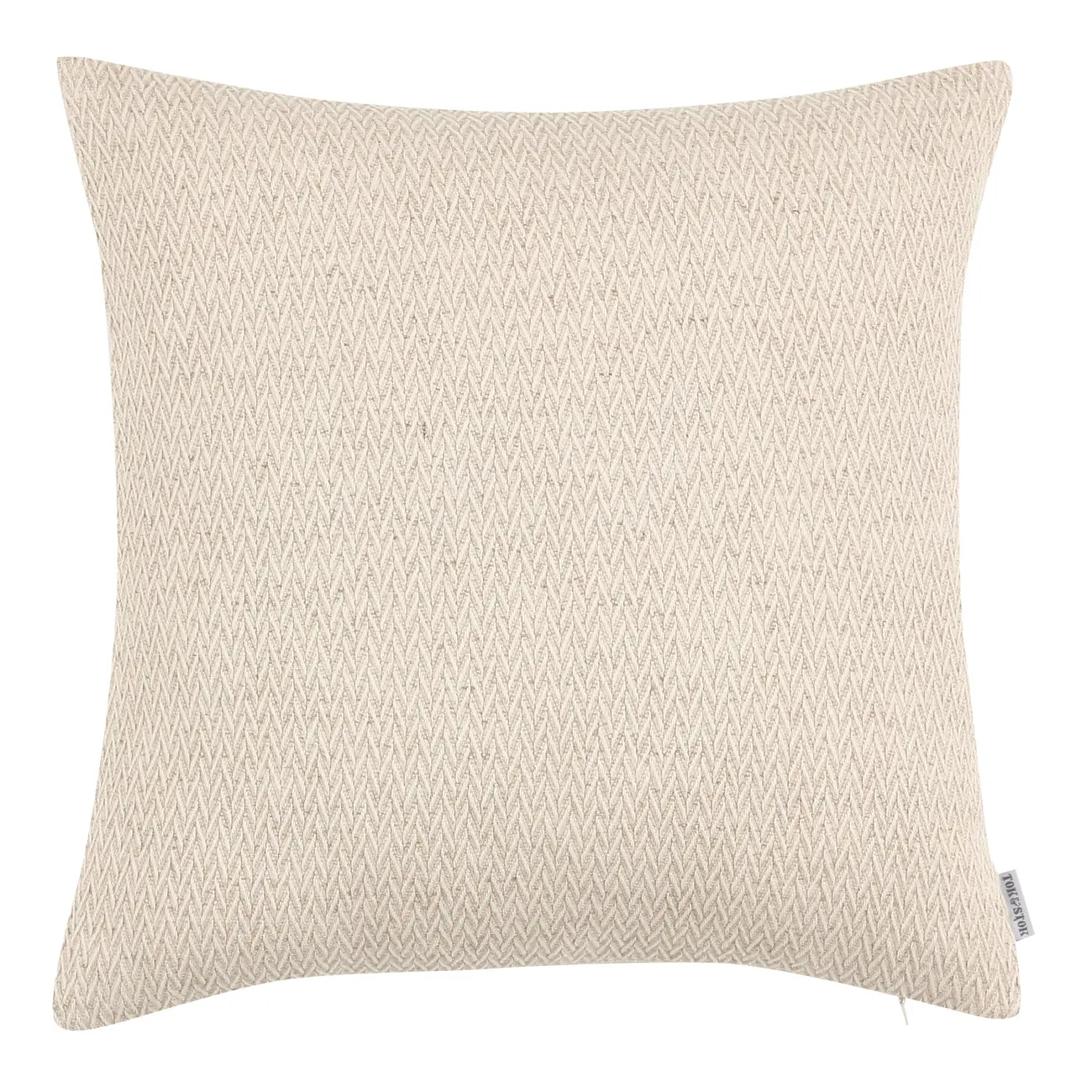 CAPA ALMOFADA 43 CM X 43 CM SUEZ - NATURAL - Foto 1