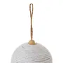 KIT COM 2 PINGENTES BOLAS FLUFFY VILAREJO NOEL - BRANCO - Foto 3
