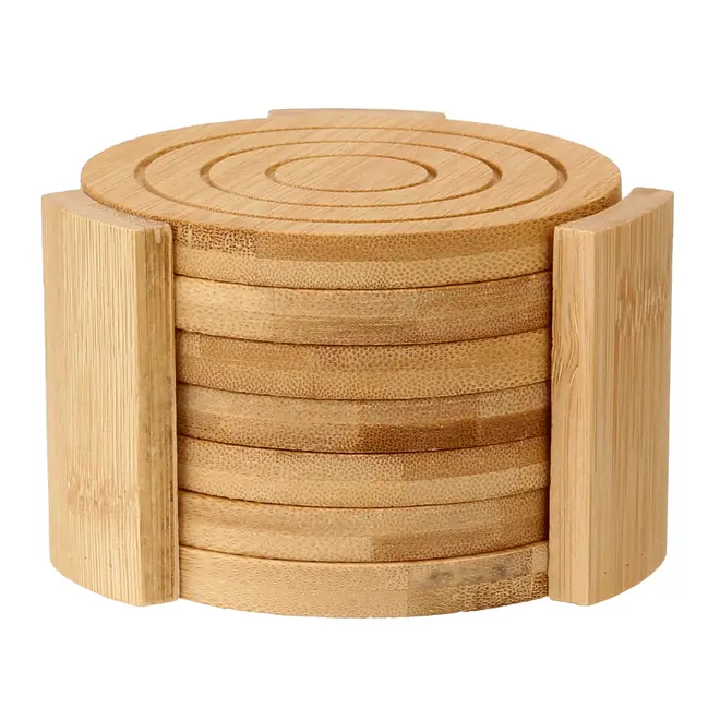 PORTA-COPOS CONJUNTO COM 6 PEÇAS BAMBOO - BAMBU - Foto 1