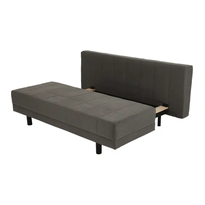 SOFÁ-CAMA 3 LUGARES CLAP - CINZA/PRETO - Foto 7