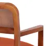 CADEIRA COM BRAÇOS MARAÍ - NOZES/TERRACOTA - Foto 9