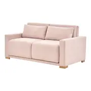 SOFÁ-CAMA 2 LUGARES ORIGAMI - QUARTZO ROSA/TAUARI - Foto 3