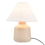 LUMINÁRIA DE MESA KERAMIK C/CUP A - PRETO/CAMELO - Foto 2