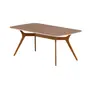MESA DE JANTAR 1,80 M X 1 M ORGANIC - FREIJÓ/BRANCO - Foto 17