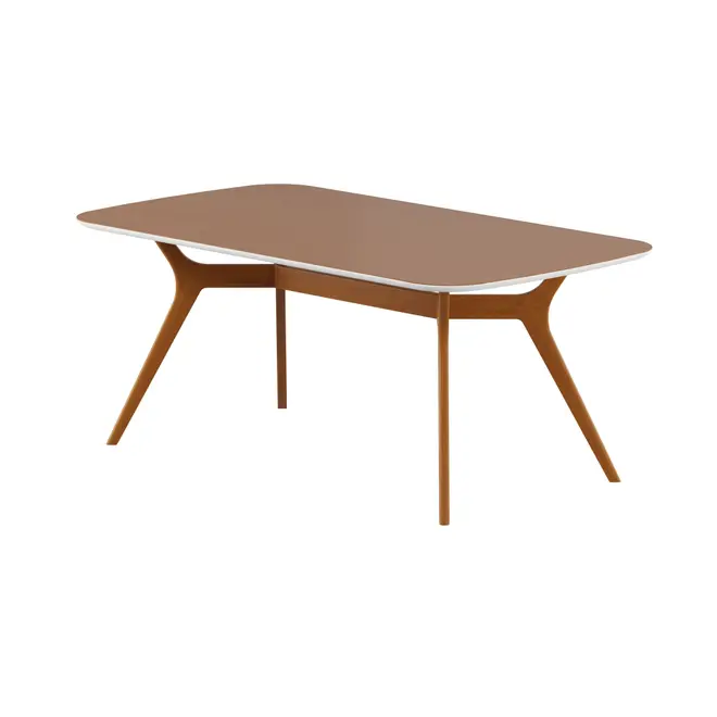 MESA DE JANTAR 1,80 M X 1 M ORGANIC - FREIJÓ/BRANCO - Foto 17