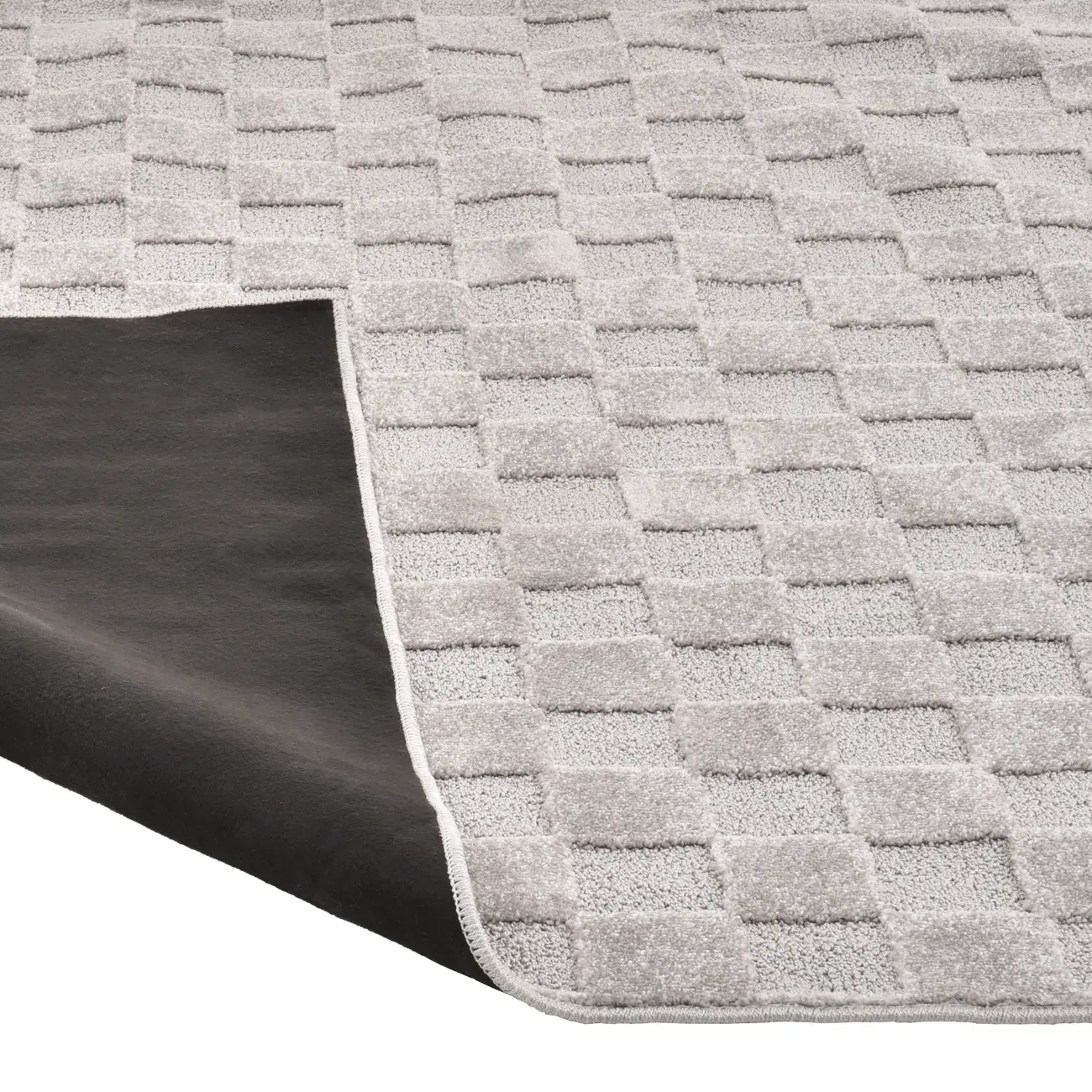 TAPETE 1,50 M X 2 M DREZ - CINZA/CINZA CLARO - Foto 3
