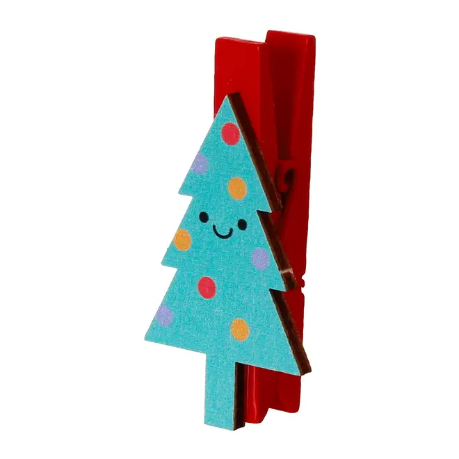 KIT COM 6 PRENDEDORES MIX COLORFUN XMAS - CORES CALEIDOCOLOR - Foto 3