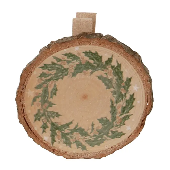 KIT COM 6 PRENDEDORES VILAREJO NOEL - CASCA DE URUCUM/CIPESTRE - Foto 2