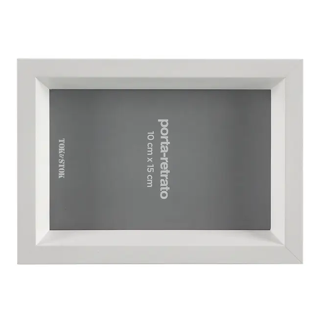 PORTA-RETRATO 10 CM X 15 CM FOCCUS - BRANCO - Foto 4