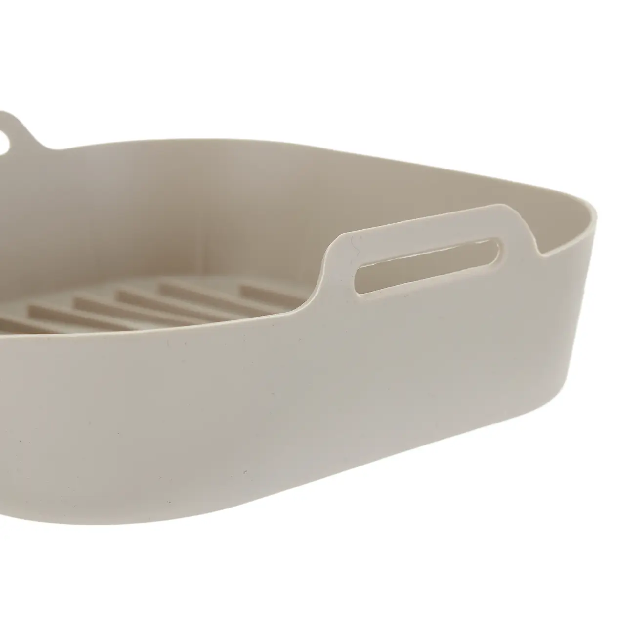 FÔRMA PARA FRITADEIRA 18 CM X 18 CM EASY FRY - BEGE - Foto 5