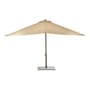 CAMELO/BEGE - OMBRELONE LATERAL QUADRADO 3 M X 3 M MILUS