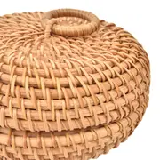 CAIXA DECORATIVA 12 CM X 12 CM X 5 CM TURKU - FIBRA CLARA - Foto 3