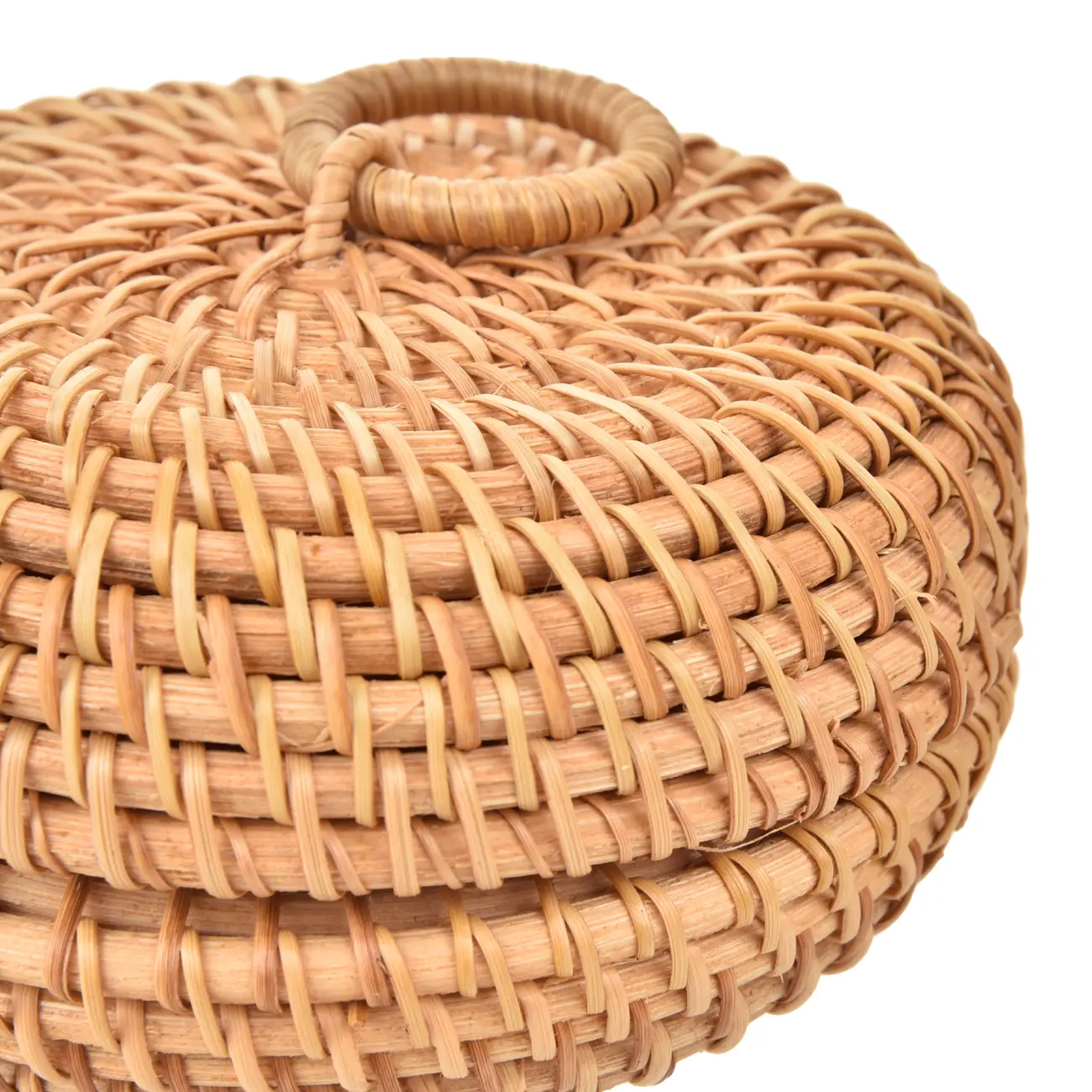 CAIXA DECORATIVA 12 CM X 12 CM X 5 CM TURKU - FIBRA CLARA - Foto 3