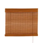 PERSIANA ROLL COM BANDÔ 1 M X 2.20 M BAMBU BAMBA - NOZES/BEGE - Foto 3