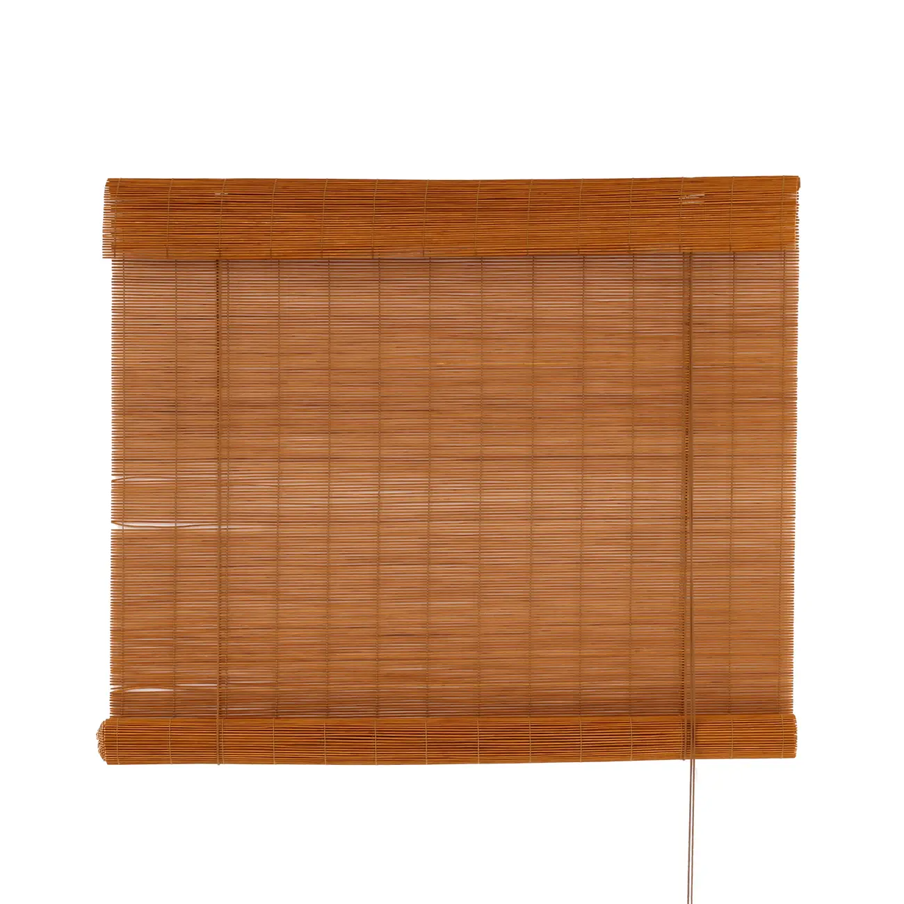 PERSIANA ROLL COM BANDÔ 1 M X 2.20 M BAMBU BAMBA - NOZES/BEGE - Foto 3