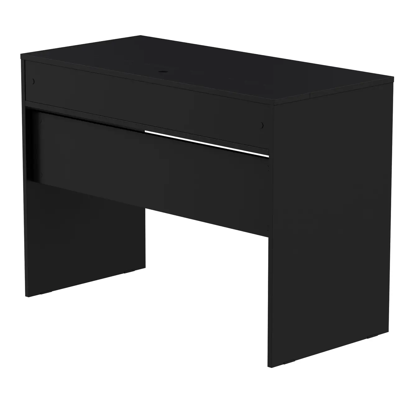ESCRIVANINHA 2 GAVETAS 1,03 M X 51 CM PRATY - PRETO - Foto 18