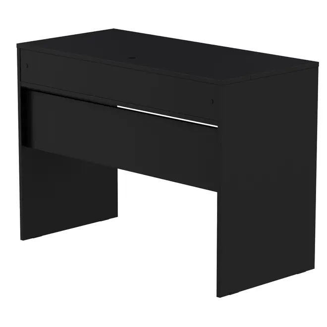 ESCRIVANINHA 2 GAVETAS 1,03 M X 51 CM PRATY - PRETO - Foto 18