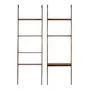 ESTANTE 1,72 M X 2,41 M C/ ESC LIBRERIA - NOZES/PRETO - Foto 1