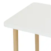 MESA INFANTIL 65 CM X 45 CM ANIMALS - NATURAL WASHED/BRANCO - Foto 5