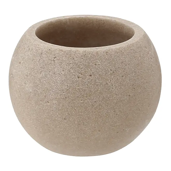 PORTA-ALGODÃO KESHI - BEGE/BRANCO - Foto 6