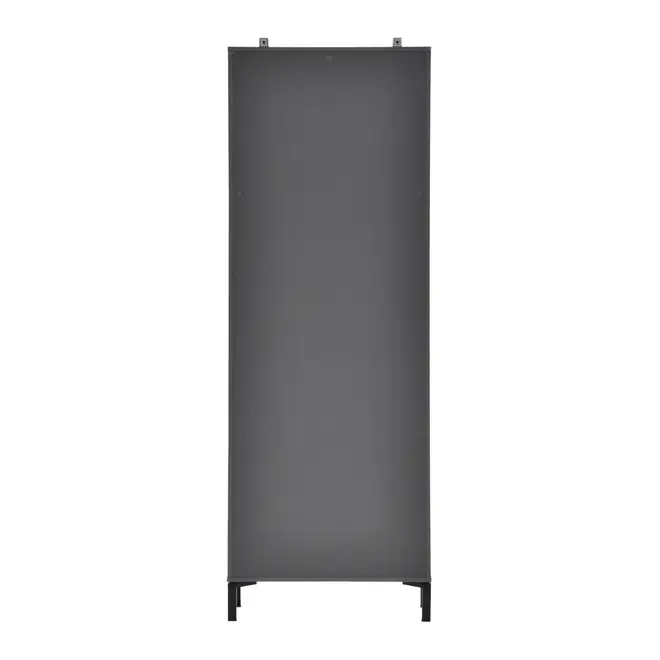 ESTANTE 70 CM X 1,97 M SLEEK - GRAFITE/PRETO - Foto 5