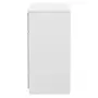 CÔMODA 4 GAVETAS 90 CM X 45 CM MINCE - BRANCO/PRATA - Foto 3