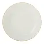 PRATO FUNDO AURUM - BRANCO/OURO - Foto 1
