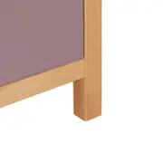 CÔMODA 4 GAVETAS 90 CM X 45 CM KANT - RUBY MOCHA/AMÊNDOA - Foto 19