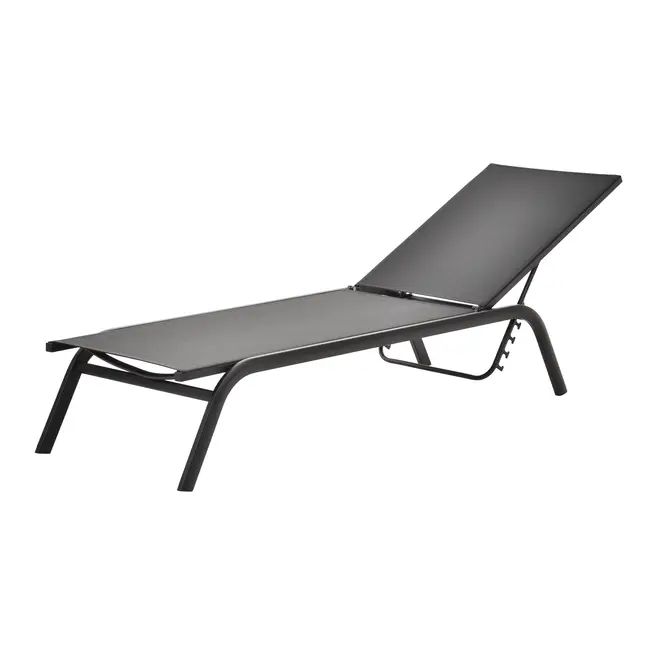 CHAISE LONGUE DUNAS - PRETO/PRETO - Foto 2