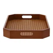 BANDEJA COM PALHINHA 38 CM X 26 CM ACÁCIA - ACÁCIA - Foto 4