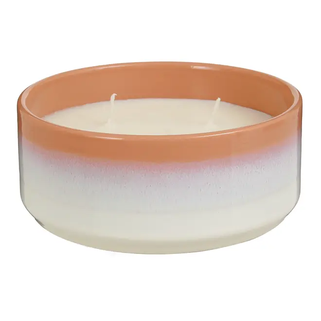 VELA POTE MÉLANGE 6 CM - OFF WHITTE/VIN ROSE - Foto 2