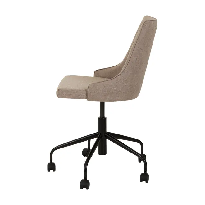 CADEIRA HOME OFFICE DANDY - PRETO/CAMELO - Foto 4