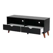RACK 2 GAVETAS 1,20 M X 40 CM LIN - PRETO/NOZES - Foto 4