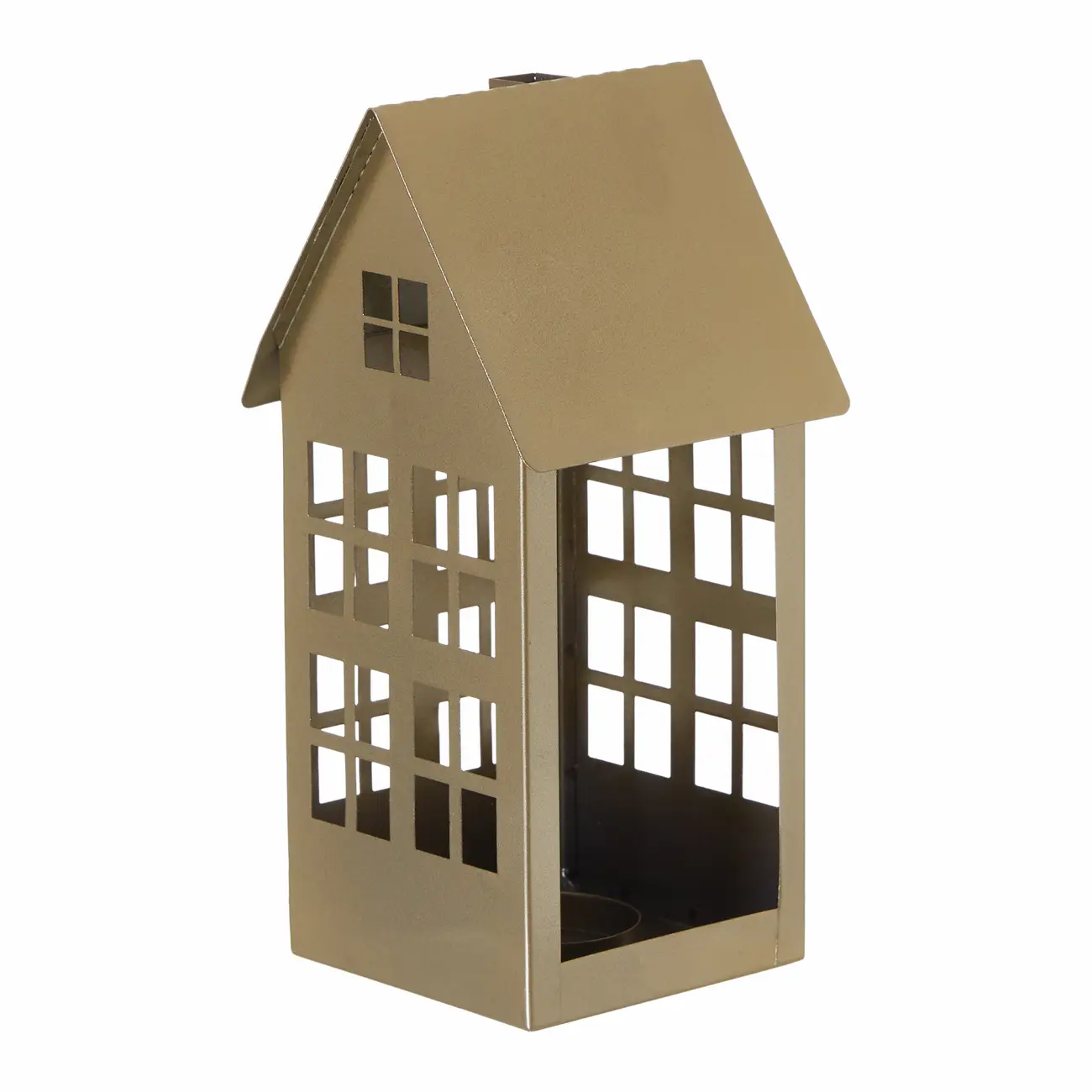 SUPORTE VELA CASA 22 CM FINE FESTIVITY - OURO - Foto 7