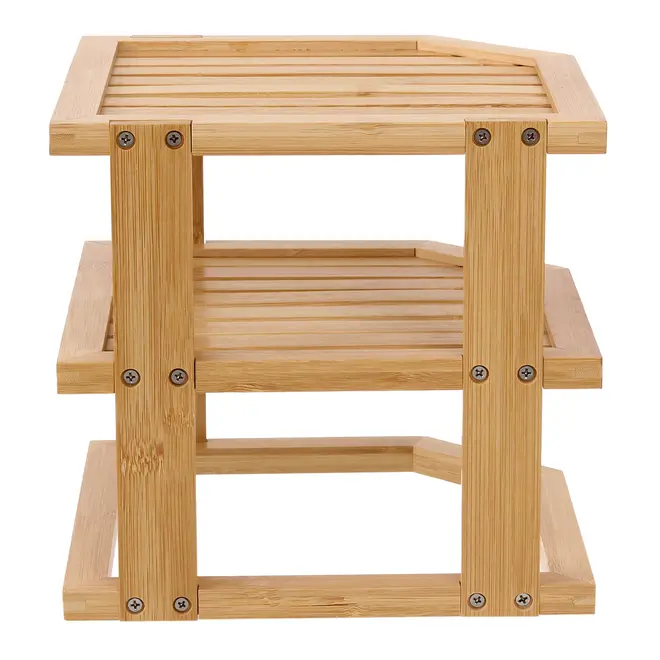 ORGANIZADOR DE PRATOS VERTICAL BAMBOO - BAMBU - Foto 3