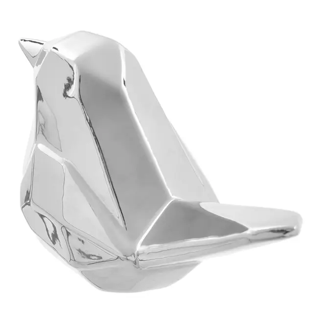 ADORNO MESA 7 CM SPARROW - PRATA - Foto 3