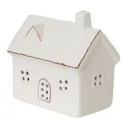 ADORNO CASA DOURADA 8 CM CELEBRATION - OFF WHITE/OURO - Foto 3