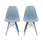 CONJUNTO COM 2 CADEIRAS EASY COLOR - AZUL CLARO/AZUL CLARO - Foto 12