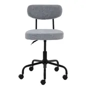 CADEIRA HOME OFFICE MIER - PRETO/CINZA - Foto 2
