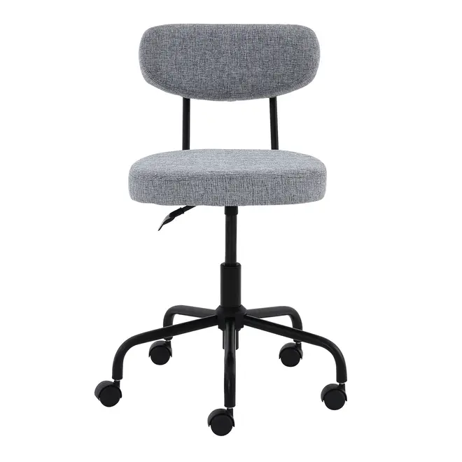CADEIRA HOME OFFICE MIER - PRETO/CINZA - Foto 2