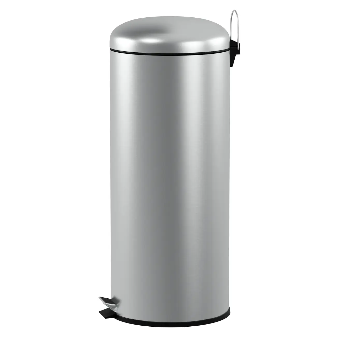 LIXEIRA COM PEDAL 30 L BRIXTON - INOX - Foto 2