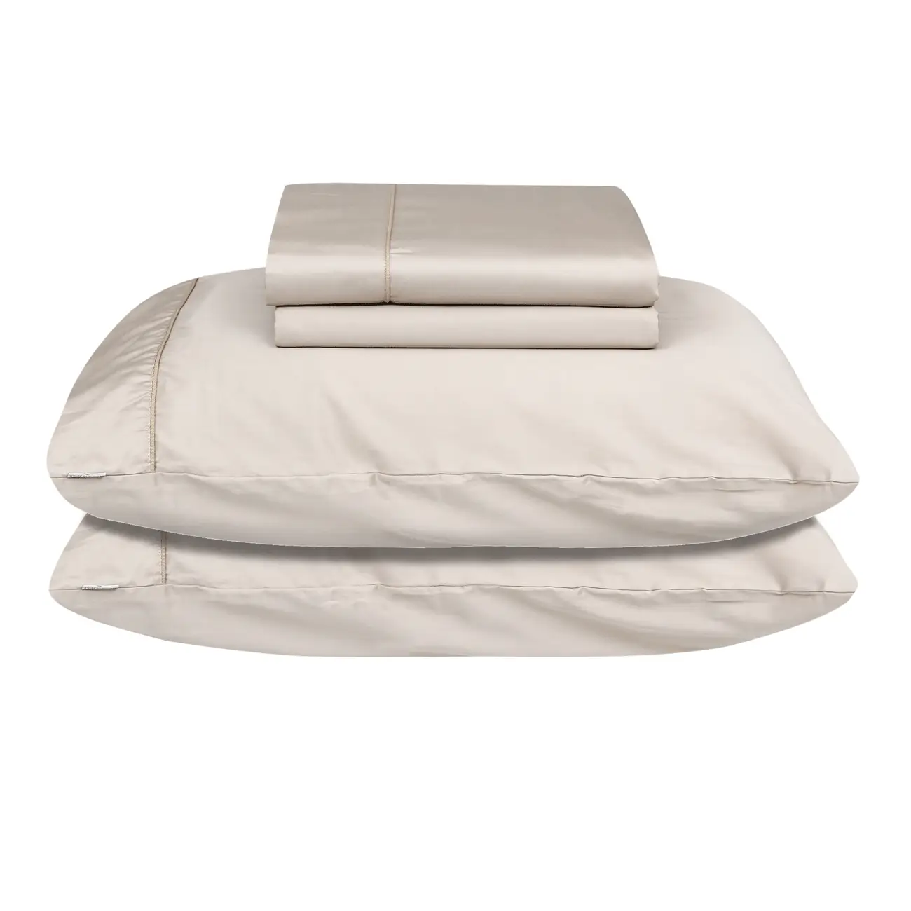 JOGO DE CAMA 4 PEÇAS CASAL HIGH-SATIN - CAMELO - Foto 1