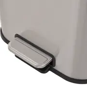 LIXEIRA 5 L LEXING - INOX/PRETO - Foto 7