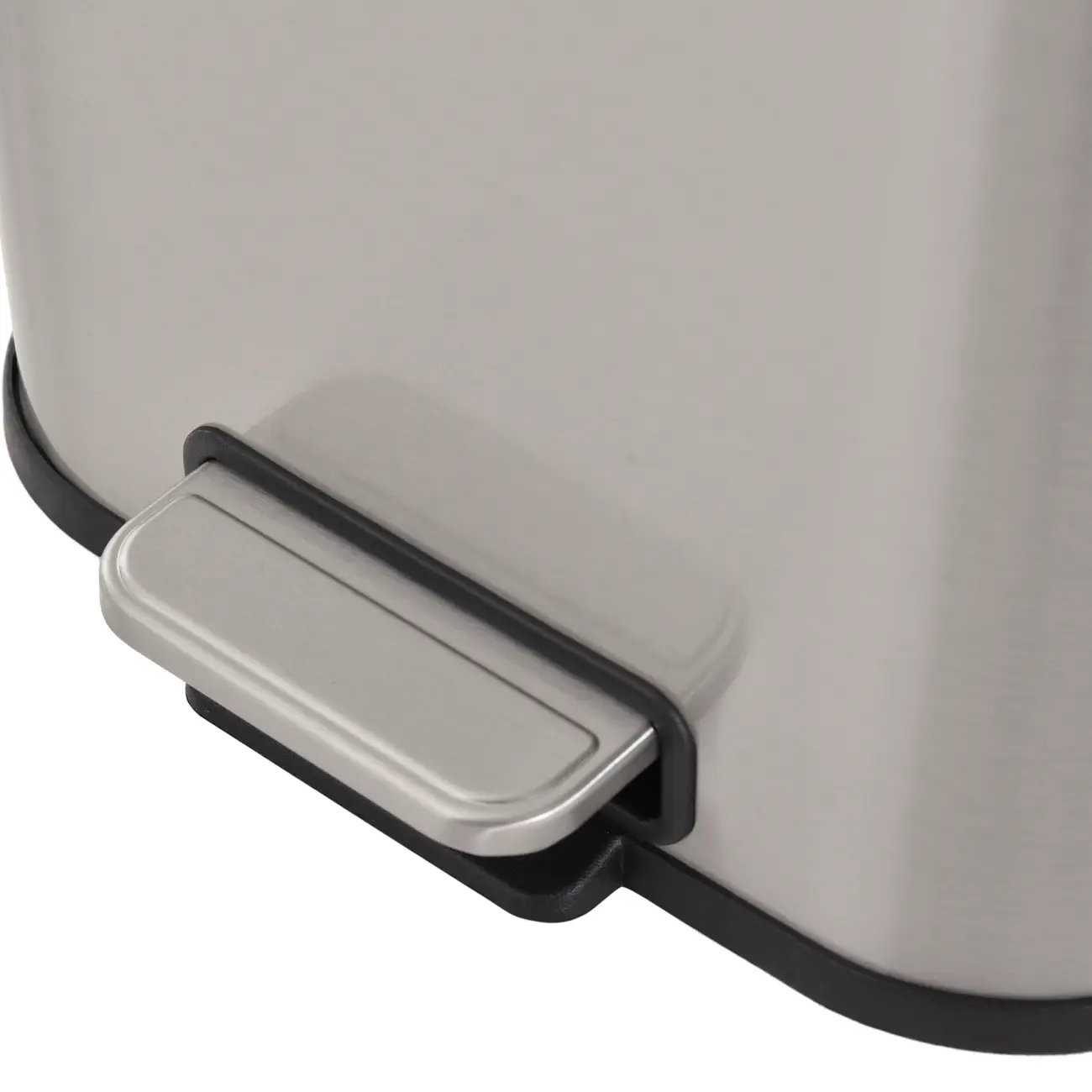 LIXEIRA 5 L LEXING - INOX/PRETO - Foto 7