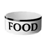COMEDOURO PARA PET FOR FOOD - BRANCO/PRETO - Foto 1