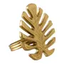 ARGOLA PARA GUARDANAPO CONJUNTO COM 2 PEÇAS FOLIAR - OURO VELHO - Foto 2