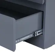 MESA DE CABECEIRA 2 GAVETAS MINCE - KONKRET - Foto 8