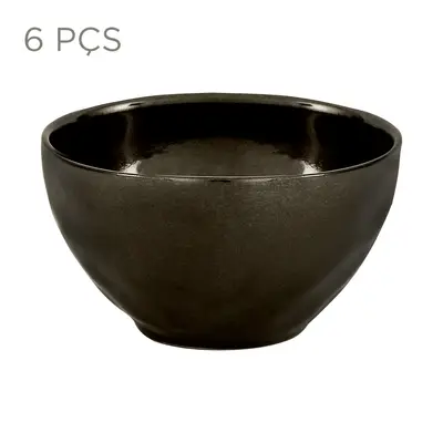 JOGO TIGELA 13 CM C/6 PÇS GEO ORGÂNICO