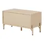 ARMÁRIO DE BANHEIRO 1 PORTA BASCULANTE 85 CM X 40 CM RIBS - AREIA/AREIA - Foto 6