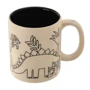 CANECA 300 ML BENTOSSAURO - OFF WHITE/PRETO - Foto 2